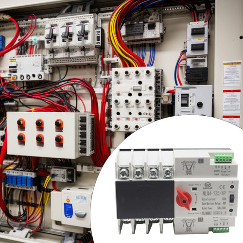 A Interruptor De Transferencia De Energía 100 A 4 Polos