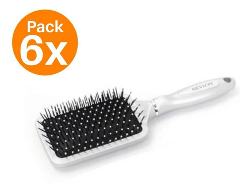 Revlon Cepillo De Paleta Paddle Brush Pack 6 Unidades