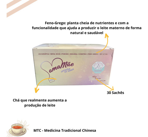 Chá De Ervas Amamentação Aumentar Produção Leite Materno 30