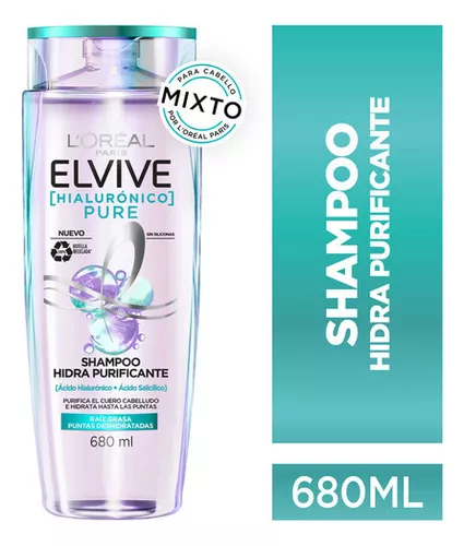 Shampoo Elvive Hialurónico Pure x 200 ml