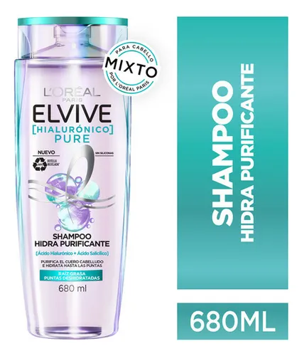 Shampoo Elvive Hialurónico Pure x 200 ml