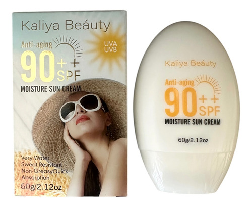2 Protector Solar 90spf Kaliya Beáuty Resistent Al Agua 60ml