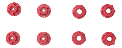 Neumáticos Para Camiones Rc Short Course, Color Rojo, 113 Mm