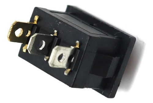 20 Llave Tecla Kcd1 Rocker 6a Amarilla 3-pin Neon 20mm Recta