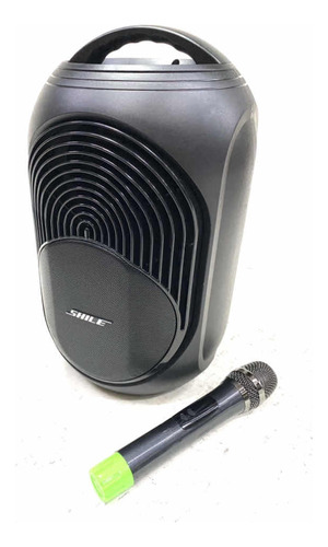 Caixa Ativa Recarregavel Shille Bluetooh Mic Sem Fio Novo