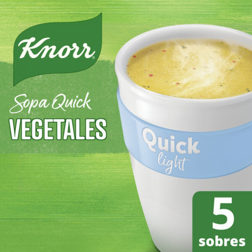 Pack X 3 Unid Sopa  Quiligveg 55 Gr Knorr Caldos Y Sopas