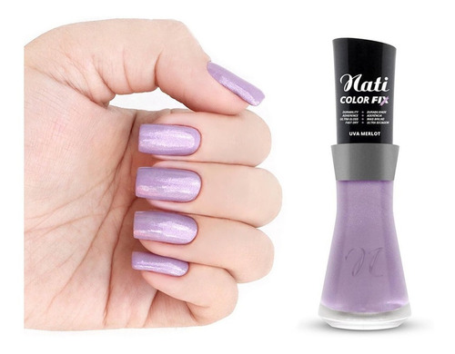 Imagem 2 de 2 de Esmalte Nati Colorfix - Uva Merlot