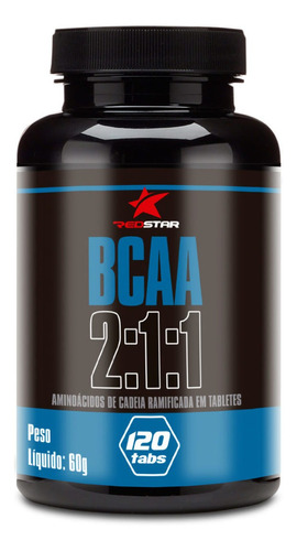 Bcaa 2:1:1 120 Tabs Red Series Red Star Aminoácidos