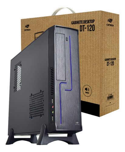 Gabinete Office Com Fonte 200w Slim M-atx E M-itx C3tech