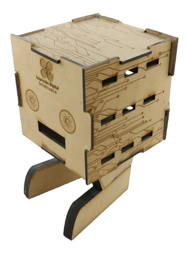 Material Educativo Robot Traga Monedas Mdf Personalizado
