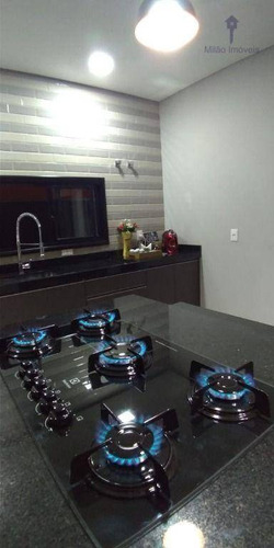 Imagem 7 de 27 de Casa 3 Dormitórios À Venda, 219 M², Condomínio Mont Blanc Em Sorocaba/sp - Ca0524