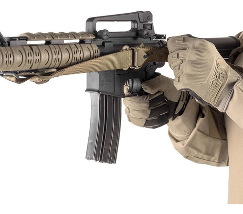 Imagem 4 de 5 de Bandoleira Tática Attach Invictus Preto Arma Real Ou Airsoft