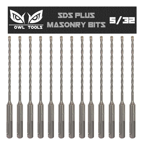 Herramientas Propias Sds Plus 5/32 Inch Masonry Drill Bits (