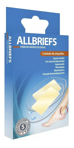 Allbriefs Parche Hidrocoloidal Para Ampollas