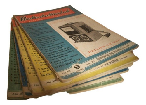 Revistas  Radioelectricidad Año 1956 Se Vende El Lote
