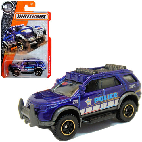 Matchbox Ford Explorer Policia Auto Juguete Promo Mr Toy