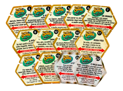 Tazo Máquina Do Tempo Elma Chips Original - 6 Unidades