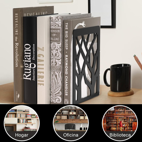 2 Pares De Soportes Para Libros Soporte Para Sujetalibros