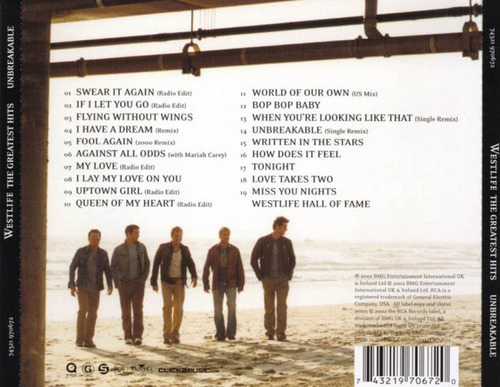 Westlife -  The Greatest Hits - Cd