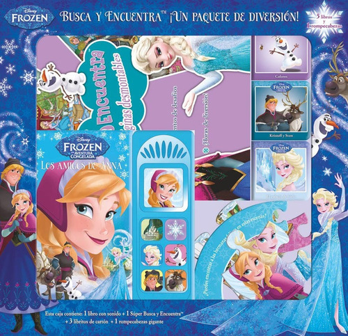 Libros Con Sonidos Kit Mickey- Kit Frozen Busca Y Encuentra