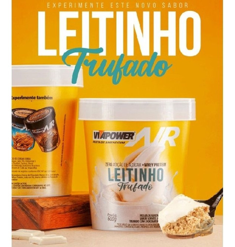 Pasta De Amendoim Air Gourmet (600g) -sorv. Truf. C/ Choc. B Leitinho Trufado
