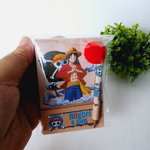 Lembrancinha Combo Bloquinho + Mini Lápis One Pince 10 Unida