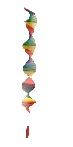 Imagem 1 de 6 de Espiral Arcoíris Mensageiro Do Vento Decorativo Harmonizador