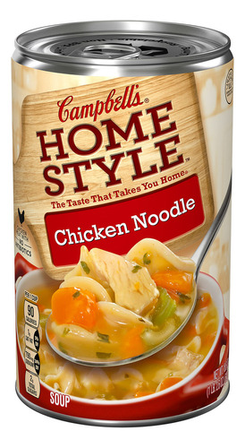 Campbell's Homestyle Sopa, Sopa De Fideos Con Pollo, Lata De