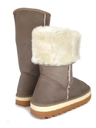 Imagen 4 de 8 de Pantubota Mujer Bota Australiana Mujer Corderito Citadina