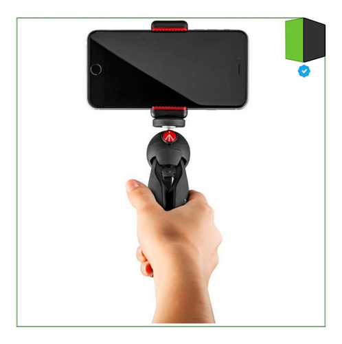 Kit Manfrotto Mini Trípode + Soporte Universar Clamp Celular