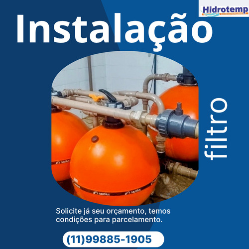 Aquecedor, Filtro, Motobomba, Gerador De Cloro - Instalação