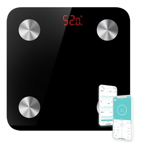 Imagen 8 de 10 de Balanza De Baño Digital Monitor Composición Corporal 180kg.