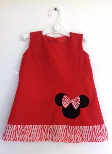 Vestidos Para Niña Minnie Talla 2 Y Talla 3