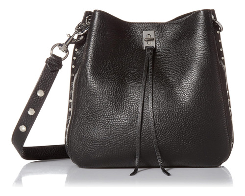 Rebecca Minkoff Womens Darren Shoulder Bag, Black, One Size