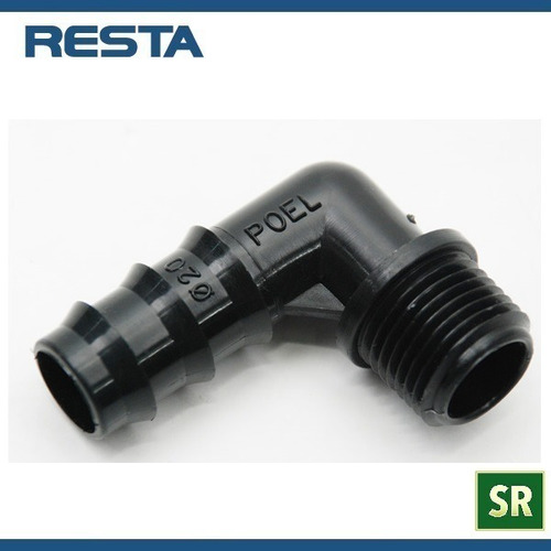 Codo Riego Espiga/rosca 20 Mm X 3/4 Sure Rain