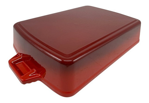 Imagen 4 de 10 de Asadera De Hierro Fundido Esmaltado 30cm, Vonne