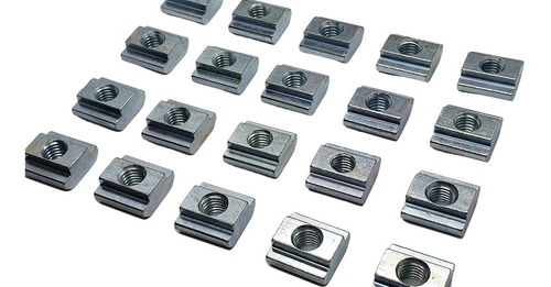 20 Pack Tuerca M6 Uso Rudo Para Perfil Estructural Ranura 10