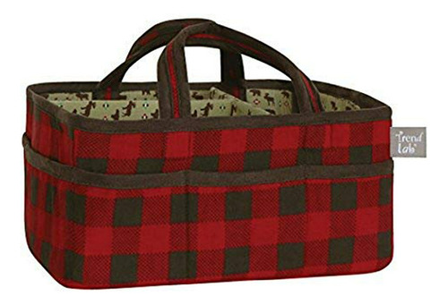 Trend Lab Northwoods Storage Caddy, Rojo   Tostado