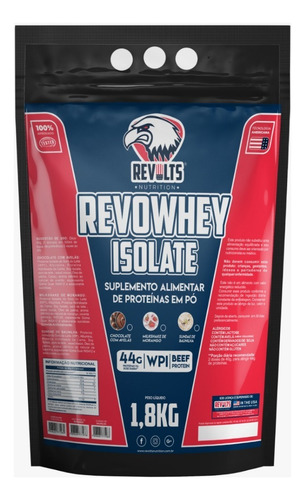 Aislado Revowhey con carne, 1,8 kg, EE. UU. - Revolts Nutrition