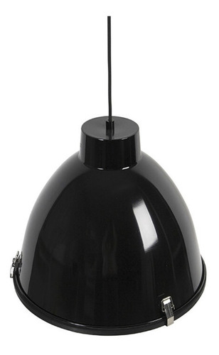Lámpara Colgante Negra Con Difusor Diseño Moderno / Hb Led