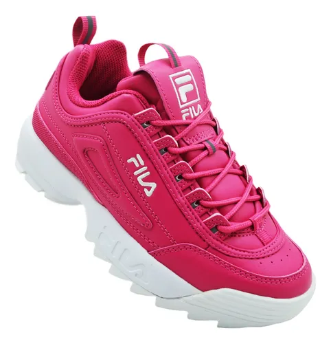 Zapatos fila top en rosado xxl