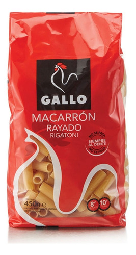 Macarron Pasta Premium Gallo Bolsa 450g Gourmet