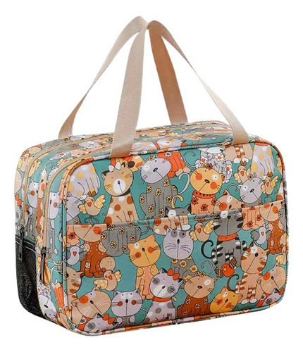 Bolsa De Maquillaje Portátil Para Mujer De Gran Capacidad A