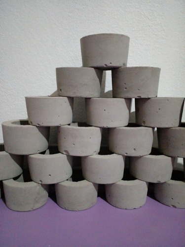 Imagem 3 de 4 de Cachepô Baby Para Suculentas E Mini Cactos. Natural.kit 5 Un