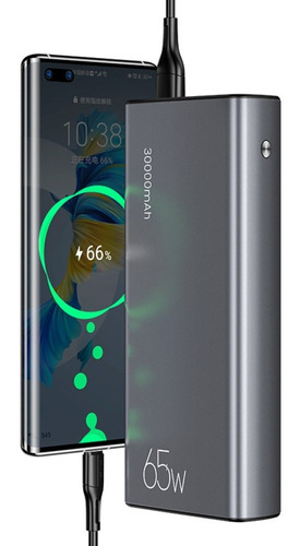 Power Bank 30.000mah 65w Para Samsung Xiaomi Carga Turbo