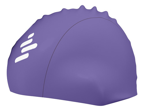 Gorra De Natación Oka Protección Y Resistente Al Agua Color Lila Diseño de la tela Liso Talla Unitalla