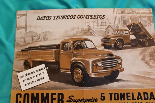 comprar Folleto  Camion Commer Superpoise 1960 Antiguo No Manual