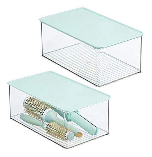 Caja De Almacenamiento Apilable De Plástico Para El Baño