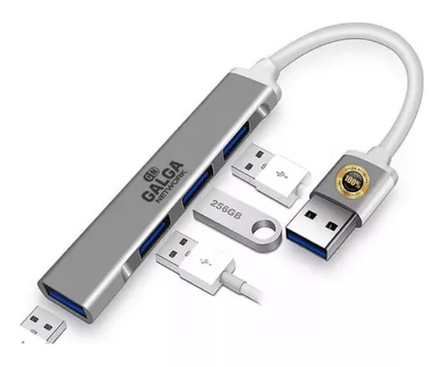 Adaptador Hub Usb 3.0 A 4 Puertos Usb Multiplicador 4 En 1