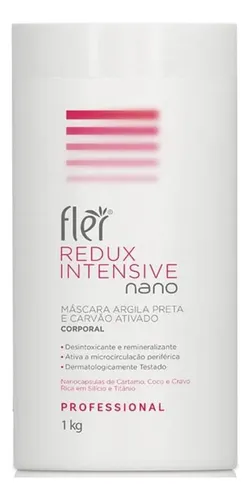 comprar Máscara Argila Preta Carvão Ativado Flér Redux Intensive 1kg